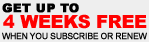 Get up to 4 weeks FREE!